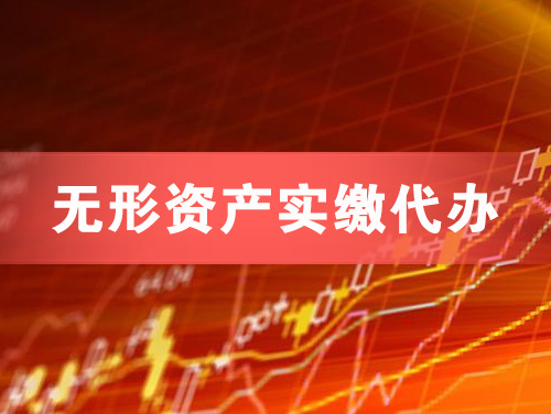 普兰店无形资产实缴资本代办